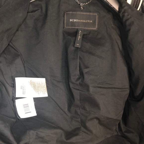 BCBG Black leather jacket XS - Picture 6 of 6